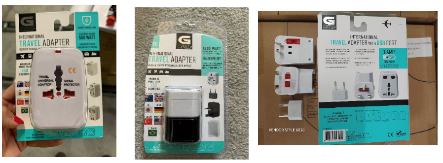 Terugroepactie - G Force Travel Adaptor