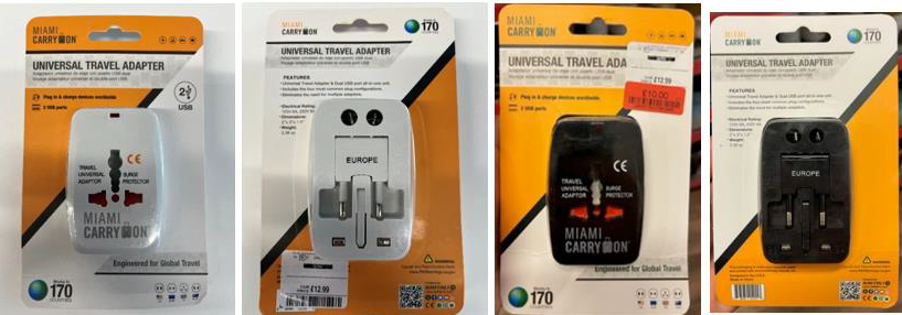 Miami CarryOn Universal Travel Adapter