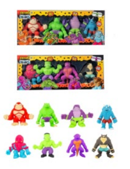 Stretcherz roept Stretch Squad-speelgoedfiguren
